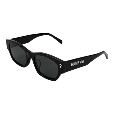 【敖子逸同款】问号眼镜太阳镜方框偏光美式复古黄子弘凡同款墨镜