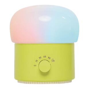 黑白客泡泡灯|简约氛围定时LED小夜灯简约卧室床头伴睡RGB充电款