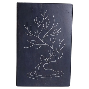 红木黑檀木非遗错银丝镶嵌手工DIY亲子体验材料包461无事牌吊坠