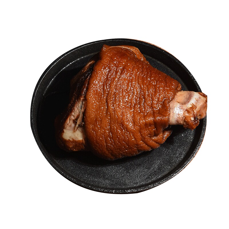 鲁大厨虎皮肘子熟食真空卤味即食咸味蹄膀山东特产