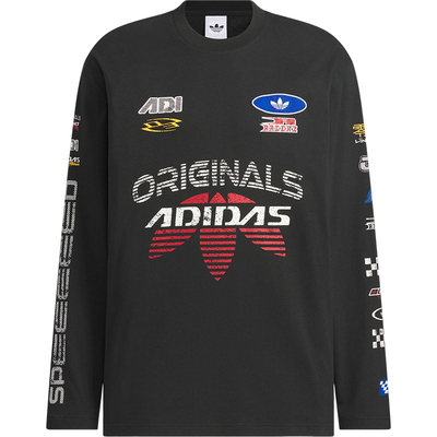 Adidas/阿迪达斯正品三叶草男士透气宽松圆领运动休闲长袖KH1199