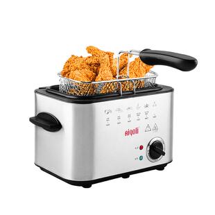 艾格丽电炸锅家用小炸锅迷你炸炉多功能油炸商用小容量油炸锅控温