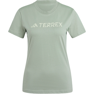 Adidas/阿迪达斯官方正品W LOGO TEE 女士户外运动短袖T恤IN4670