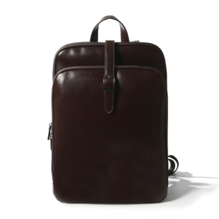 2025新款优质全牛皮双肩包定制印logo商务背包男女通勤电脑包书包