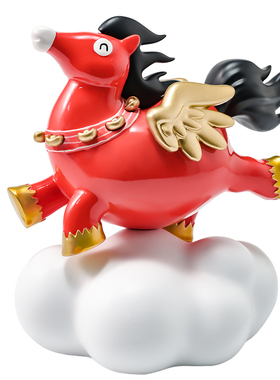 2026马年马上有钱招财生肖摆件