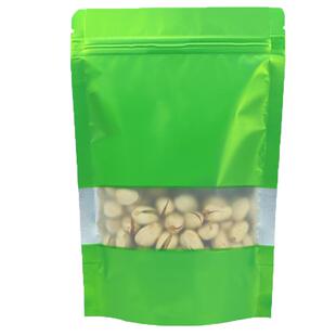 彩色绿茶叶包装袋铝箔袋自立自封袋开窗密封鱼饵花草茶糖果封口袋