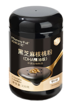 孕小饱黑芝麻核桃粉DHA8种黑食材