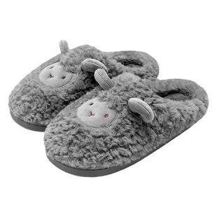 棉拖鞋男款冬季2025新款防滑卡通可爱情侣室内家居地板毛毛棉拖男
