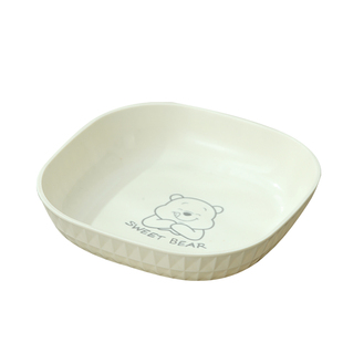 吐骨碟家用桌面吐骨头盘碟垃圾渣盘食品级轻奢塑料小菜碟底座收纳