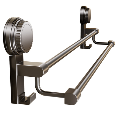 免打孔卫浴吸盘毛巾架