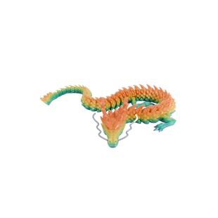 3d打印龙玩具男孩动物模型仿真摆件网红三d打印的关节中国龙夜光