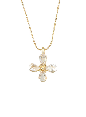 OSEWAYA闪闪十字花日系项链