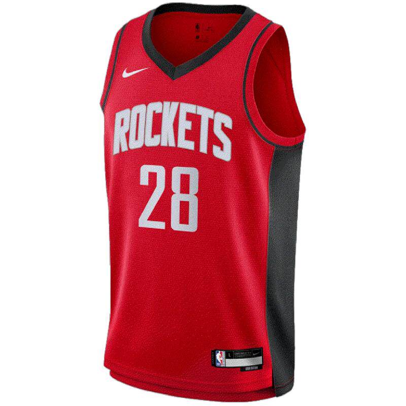 NBANike火箭申京球衣篮球服背心