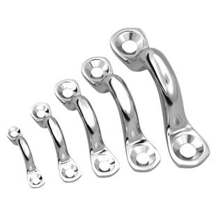 304/316不锈钢骆驼背小拉手弓形游艇拉手固定门把手拉扣M4M5-M10