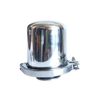 304不锈钢空气呼吸器2.5英寸快装无菌过滤器储罐呼吸器快装呼吸阀