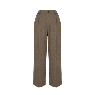 一支探戈丨小个子入门单品 可机洗高支绵羊毛混纺软糯休闲裤40502