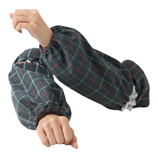 袖套女秋冬长款办公室工作韩版护袖厨房套袖袖头袖筒冬季羽绒服男