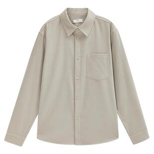 双面拉绒长袖衬衫男秋冬款加厚磨毛宽松休闲保暖港风日系衬衣外套