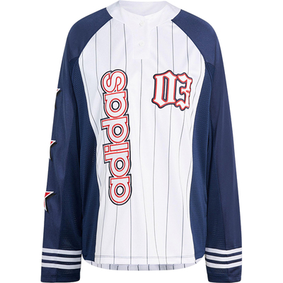 Adidas/阿迪达斯正品三叶草女士宽松美式复古圆领套头长袖KC6283