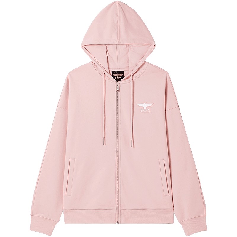 【灿若繁星】BOYLONDON春情侣风外套潮牌刺绣开衫连帽卫衣N06904