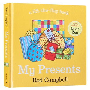我的礼物 英文原版绘本 My Presents 纸板翻翻书 吴敏兰书单 幼儿英语启蒙图画故事书 Dear Zoo同作者 Rod Campbell 英文版书籍