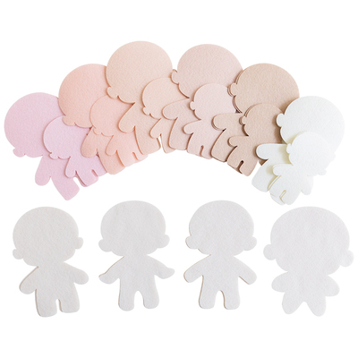 DIY不织布人偶素体切片