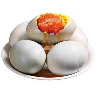 正宗流油咸鸭蛋流油红泥腌制咸鸭蛋真空整箱五香沙软多油下饭佐餐