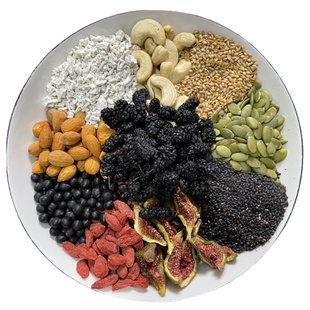 买3送1 天然黄体酮粉亚麻籽无花果粉食补黄酮粉种子循环