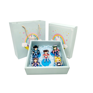 现货青铜圣斗士五小强公仔 天马座星矢 童虎卡妙沙加公仔摆件礼物