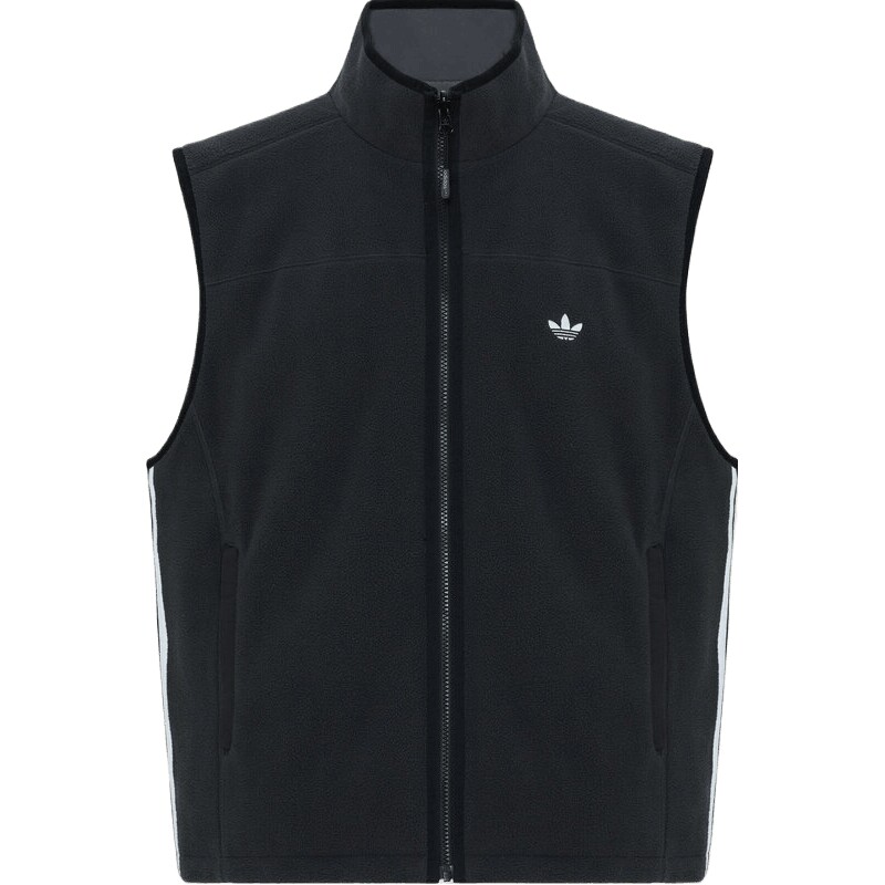 滔搏丨adidas阿迪达斯三叶草男女运动休闲棉马甲LH9602