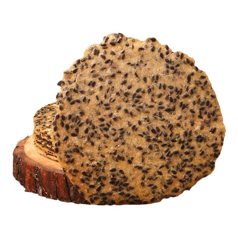 纯素食山药饼无蛋奶礼盒饼干素黑芝麻饼薄脆饼铁棍山药饼干年年宏