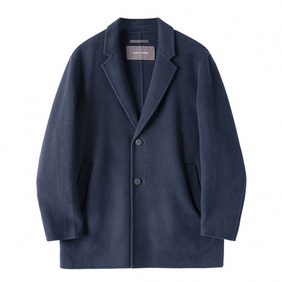 JSSDHOMME羊毛双面呢大衣男款