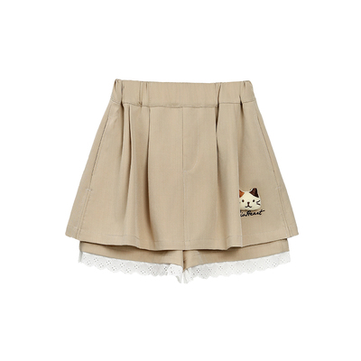 Livheartkids女大童百褶半身裙