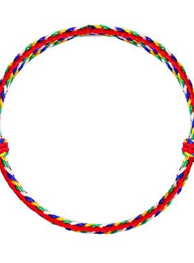 端午节五彩绳手绳手链手工编织