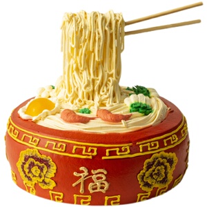 祝寿长寿面北京生日蛋糕送母亲