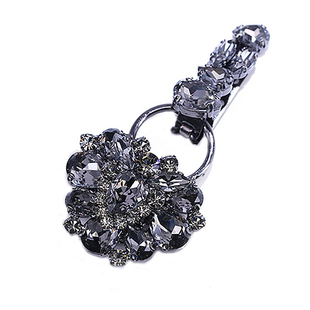 貂皮大衣扣鸭嘴女裘皮扣子大扣高档钻扣水钻对扣钻奢华皮草的纽扣