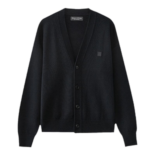 Marc O'Polo/MOP2025春夏新款简约经典V领针织羊毛开衫毛衣男外套