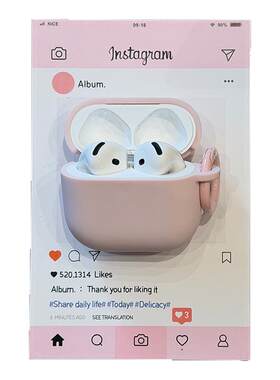 适用airpods4保护套硅胶软壳