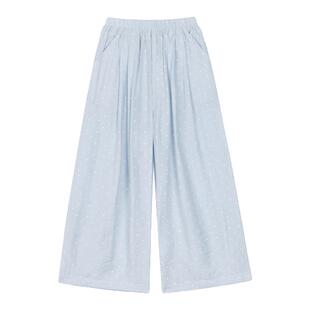 【跳跳糖】小O宝Okids童装宝宝山本裤女夏2026新款女童阔腿直筒裤