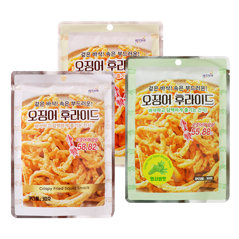 维艾福缔油炸鱿鱼丝即食30g