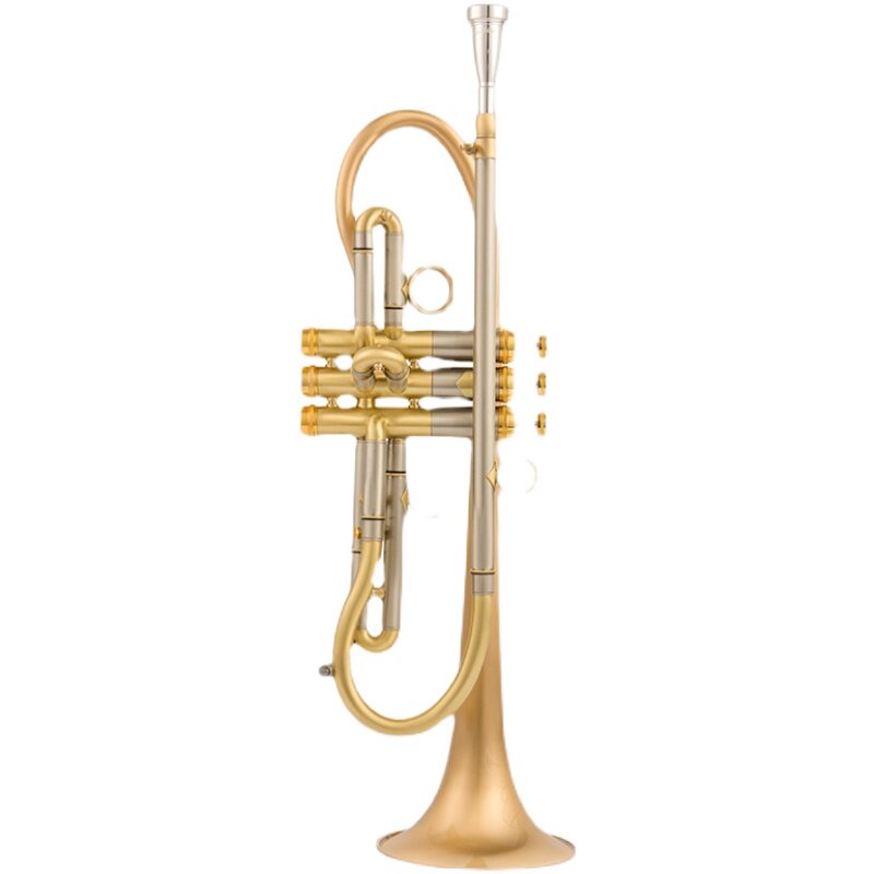 巴哈专业演奏级镀银乐器小号