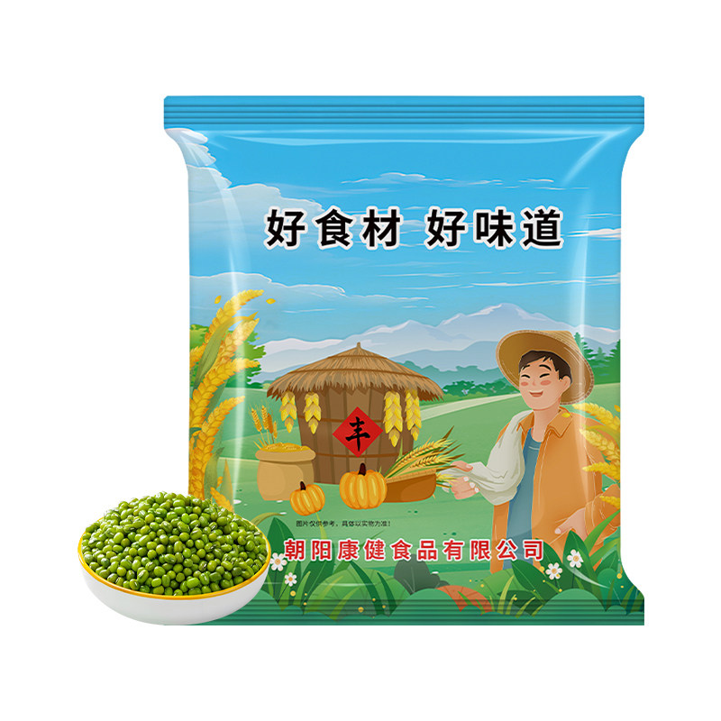贤农嫂5斤新鲜绿豆皮薄易煮