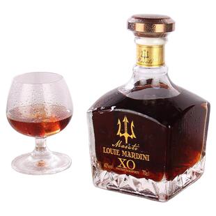洋酒威士忌行货法国进口白兰地XO玛萨蒂40度礼盒装送礼方瓶700ml