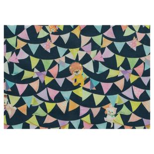 日本进口60支纯棉面料yukiemon松浦柔软手工连衣裙服装布彩旗派对