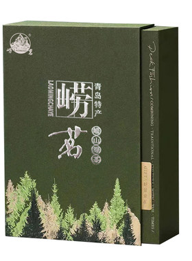 崂茗崂山绿茶小罐礼盒装浓香型
