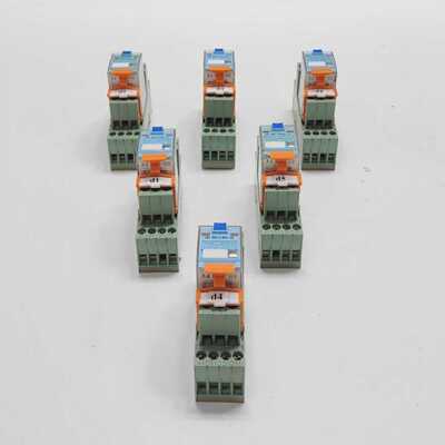 RELECO C9A41 FX Standard Relay with Female Base  Lot of 6