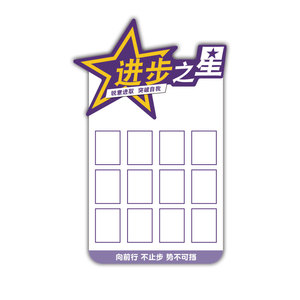 班级之星墙贴每周学习进步评比栏文化布置小学开学新学期教室装饰