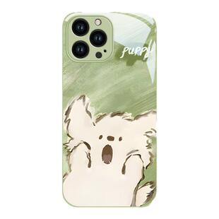适用苹果16promax手机壳15惊讶小狗新款高级感iphone14可爱13玻璃12防摔11硅胶x液态8液态专用7全包6保护套