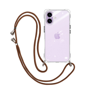 COZZ适用iPhone17手机壳标准版苹果17proMAX新款2025透明保护套镜头全包防摔十七pm系列四角开孔可挂绳斜挎软