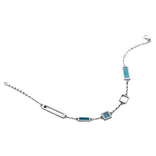 花芽晴空手链女s925纯银简约个性日系小清新学生闺蜜首饰礼物手饰